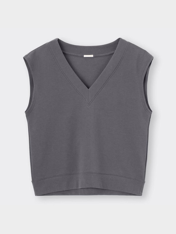 ダブルフェイスVネックベスト
