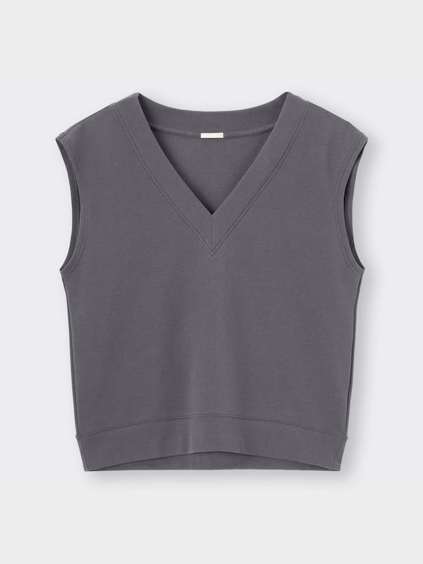 ダブルフェイスVネックベスト