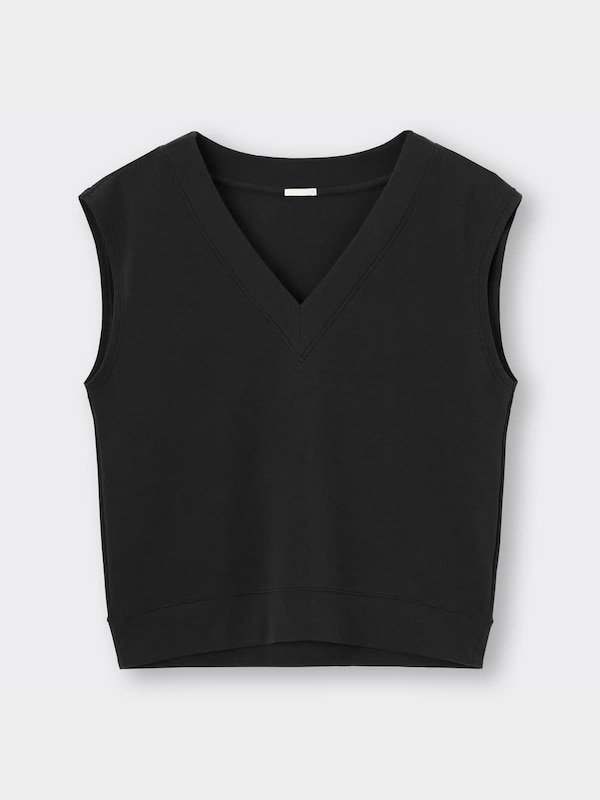 ダブルフェイスVネックベスト