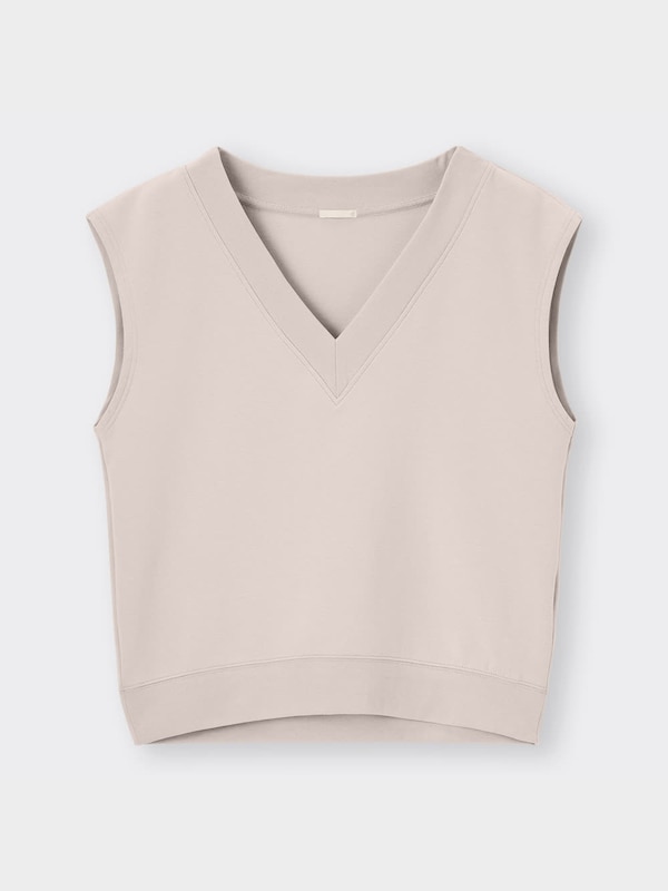 ダブルフェイスVネックベスト