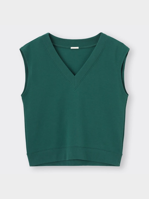 ダブルフェイスVネックベスト