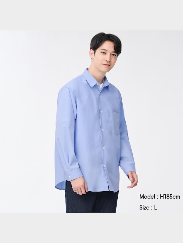 ブロードリラックスフィットシャツB(長袖)