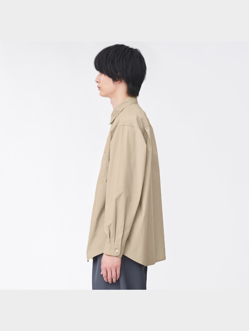 値下♪② GU公式 | ブロードリラックスフィットシャツB(長袖)