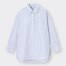 ストライプオックスフォードオーバーサイズシャツ(長袖)NT+E