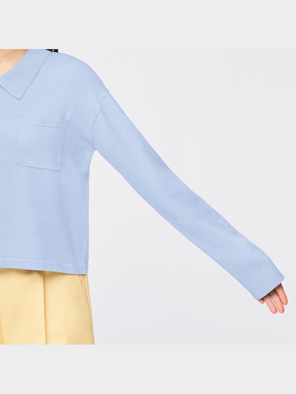 UVカットポロカーディガン(長袖)OSC+EC