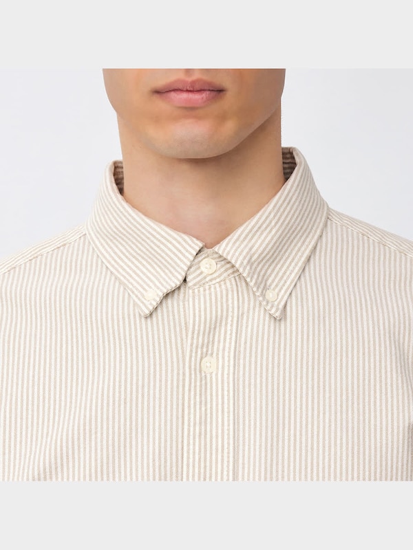 オックスフォードオーバーサイズシャツ(ストライプ)NT+X