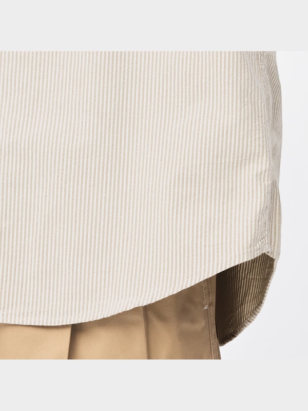 オックスフォードオーバーサイズシャツ(ストライプ)NT+X