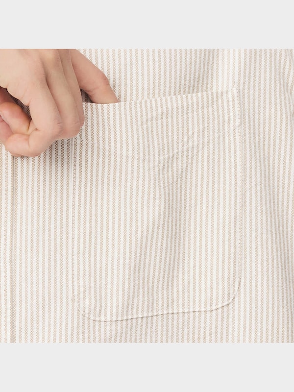 オックスフォードオーバーサイズシャツ(ストライプ)NT+X