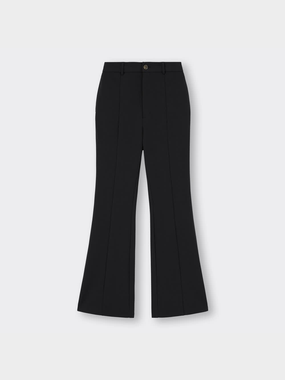 GU公式 | カットソーカラーフレアスラックス+EC(丈長め73～75cm)