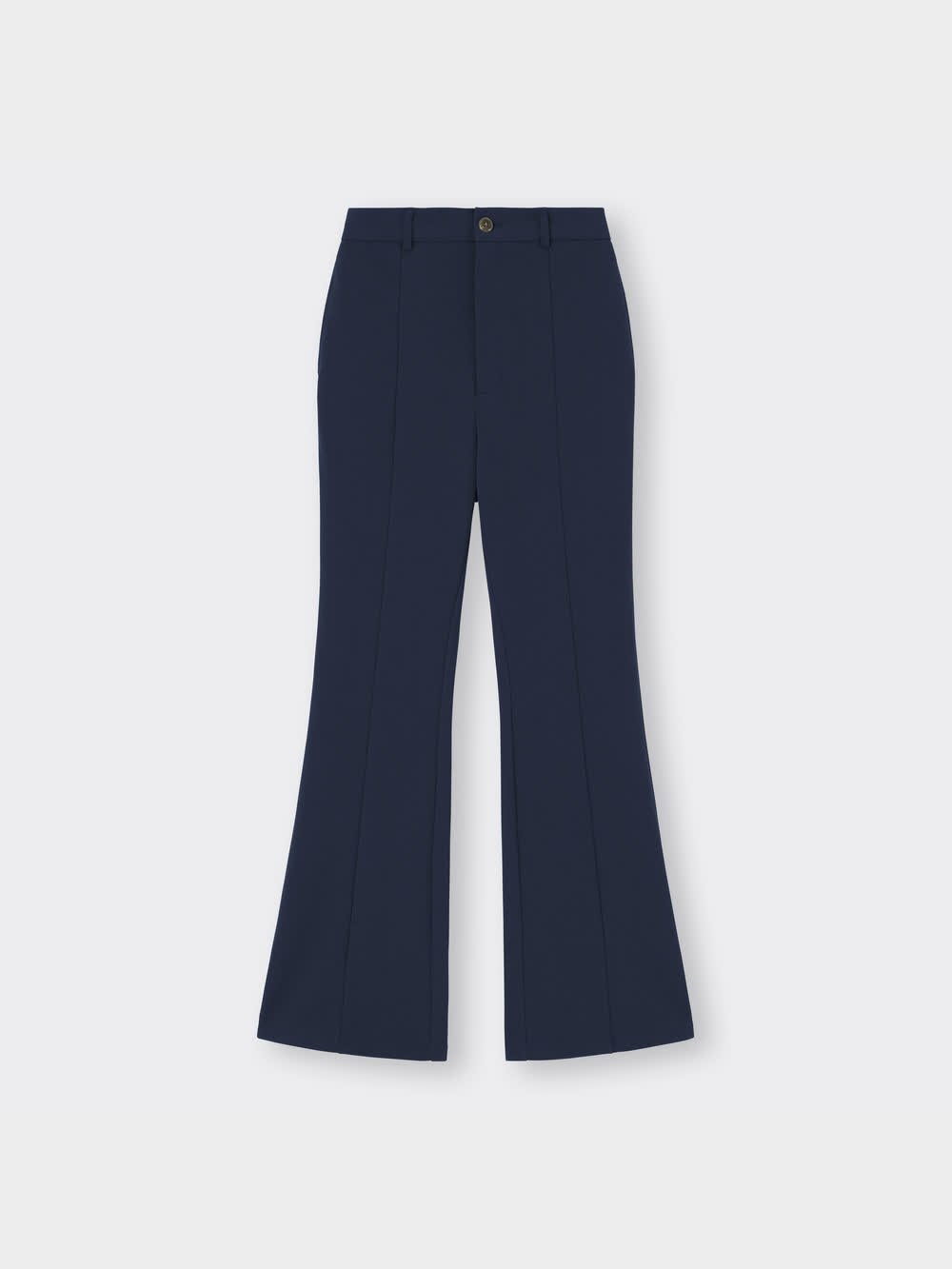 GU公式 | カットソーカラーフレアスラックス+EC(丈長め73～75cm)