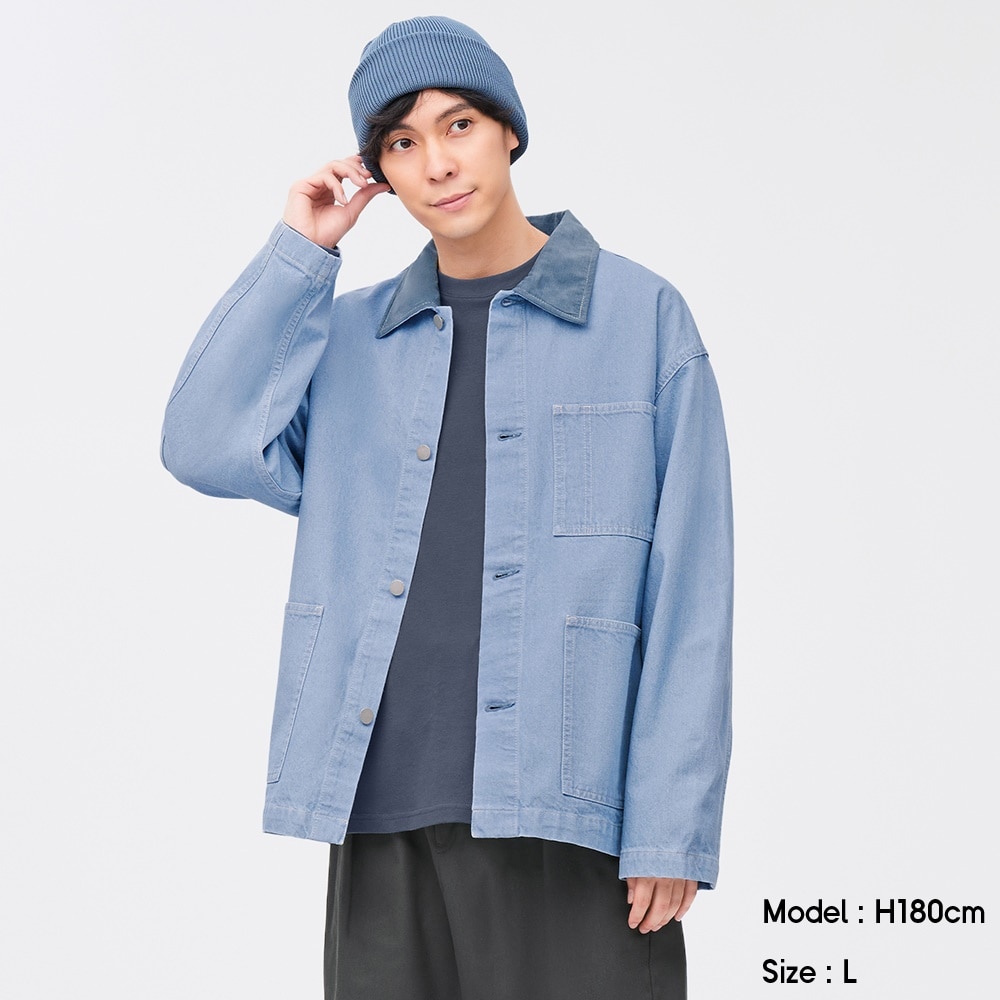 GU公式 | カバーオールジャケット+E(セットアップ可能) | ファッション通販サイト
