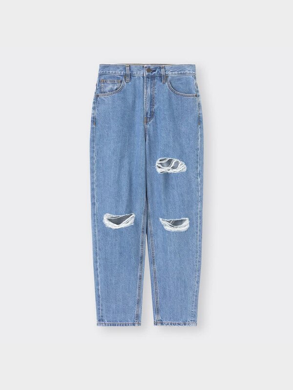 クラッシュマムジーンズYG+X