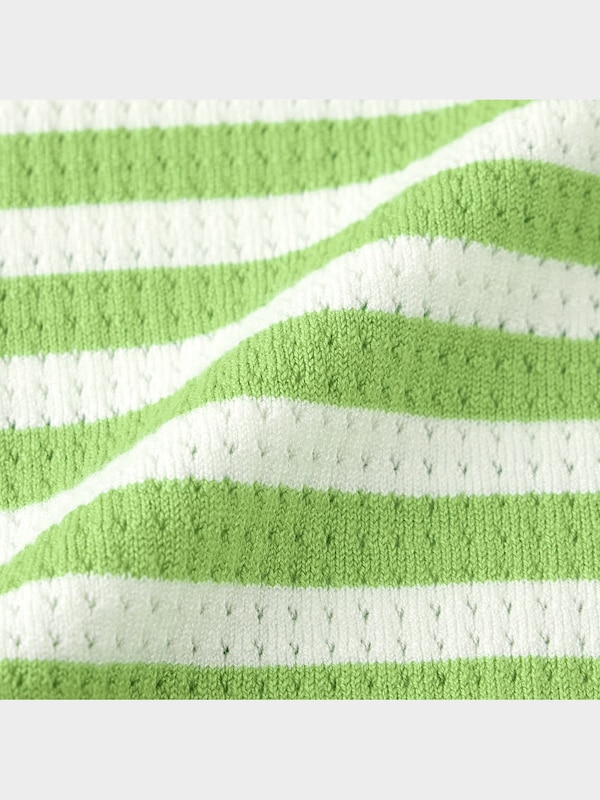 レーシーボーダーセーター(半袖)YG+X