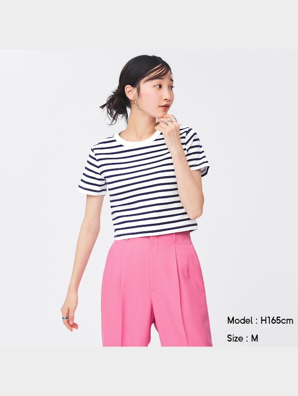 コットンボーダーミニT(半袖)(丈43.5cm～50cm)