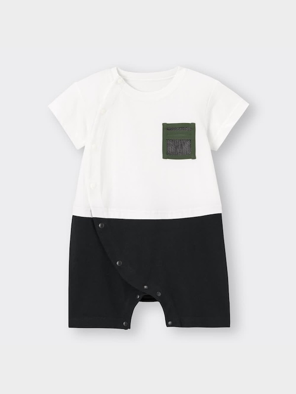 BABY(NEWBORN)セパオール(半袖)(メッシュポケット)