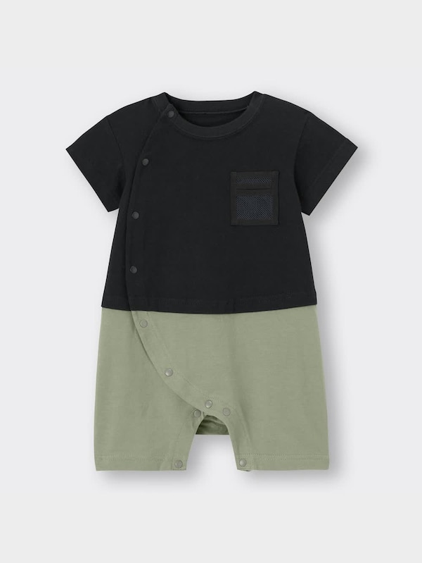 BABY(NEWBORN)セパオール(半袖)(メッシュポケット)