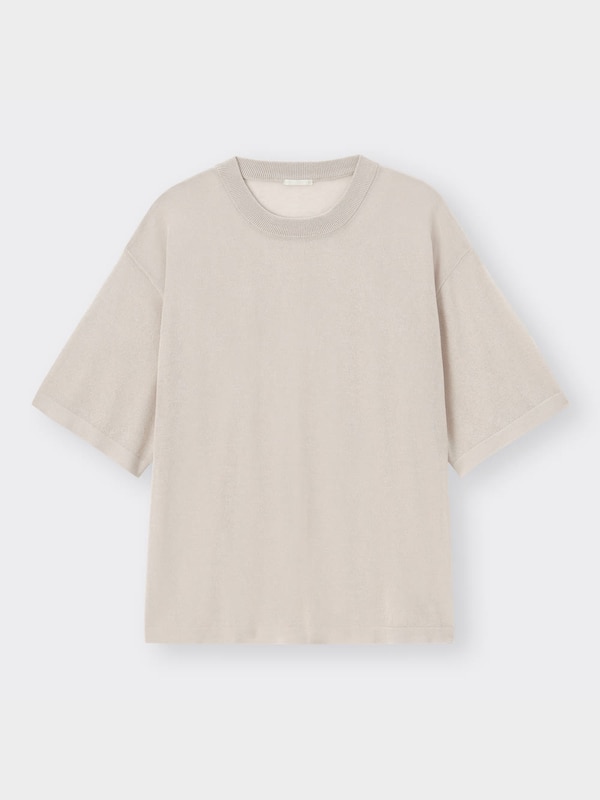 シアーリラックスフィットセーター(5分袖)NT+E