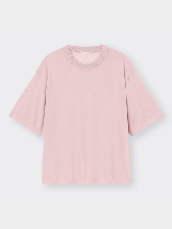 シアーリラックスフィットセーター(5分袖)NT+E