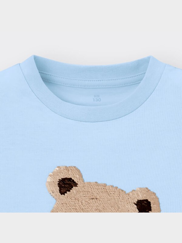 GIRLSスパンコールT(半袖)(ベア)+E