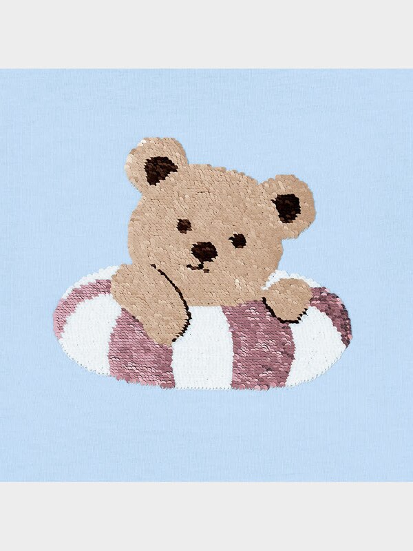 GIRLSスパンコールT(半袖)(ベア)+E