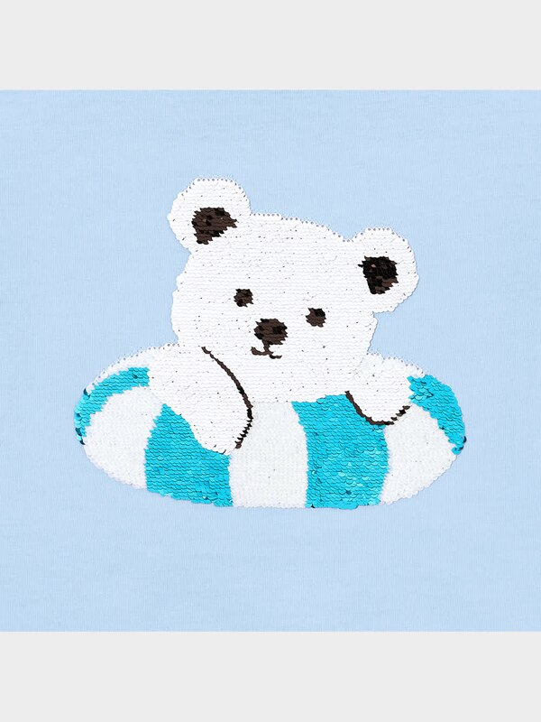 GIRLSスパンコールT(半袖)(ベア)+E