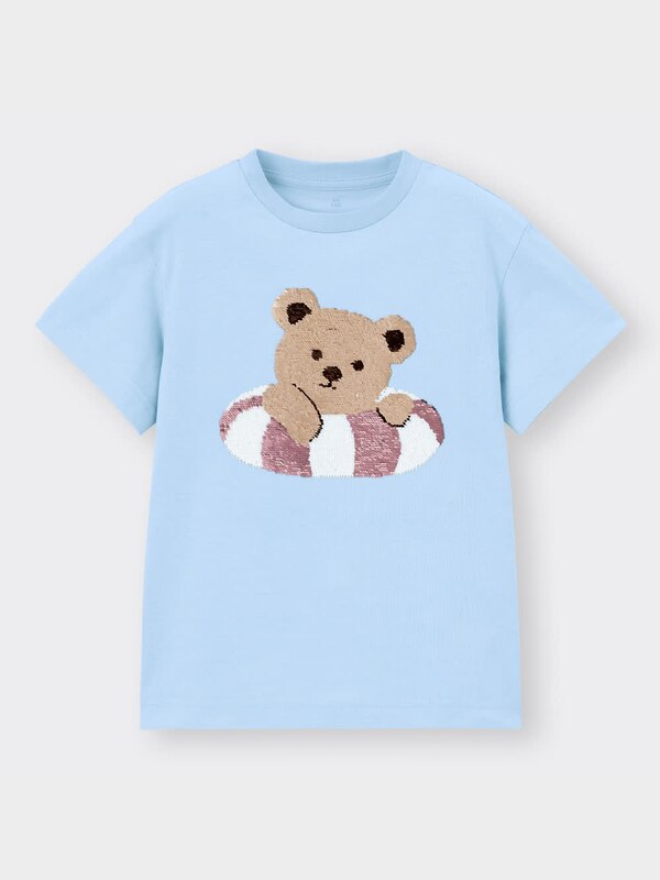 GIRLSスパンコールT(半袖)(ベア)+E