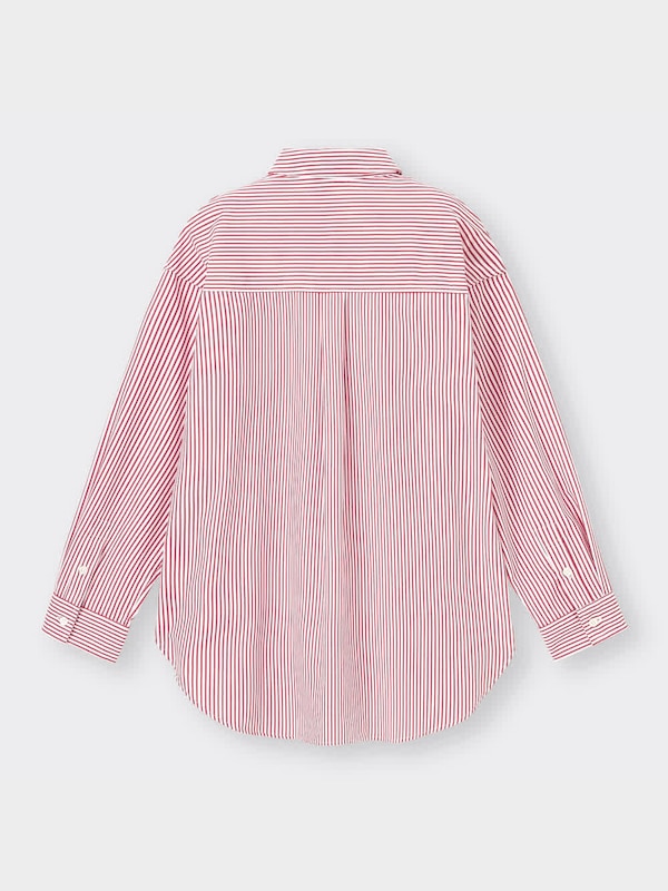 ストライプオーバーサイズシャツ(長袖)