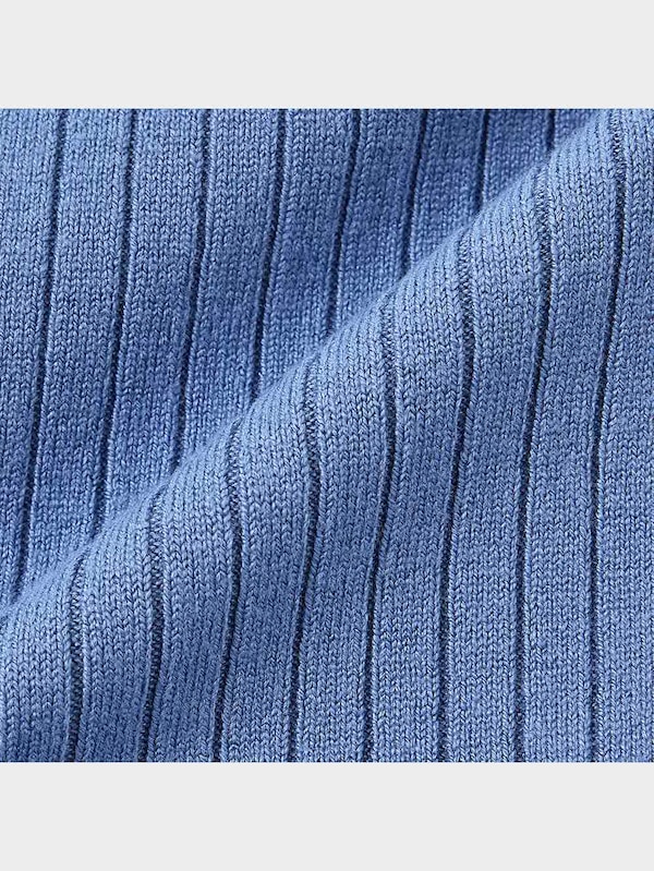 リブベルテッドロングカーディガン(7分袖)Z