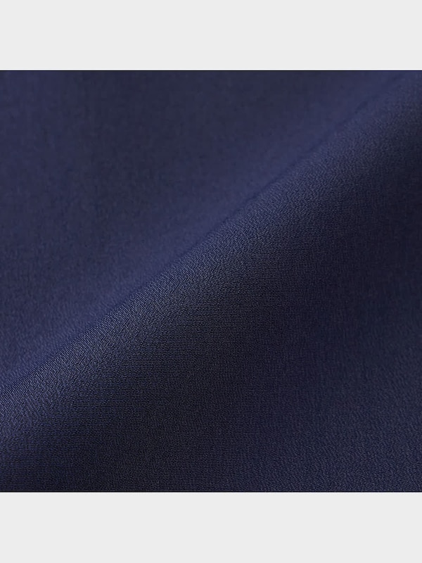 ラッフルフロントボタンワンピース(7分袖)