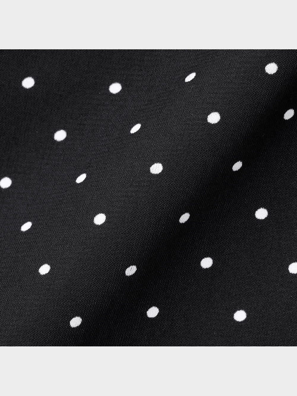 GU公式 | ドットケープカラーブラウス(長袖)Q