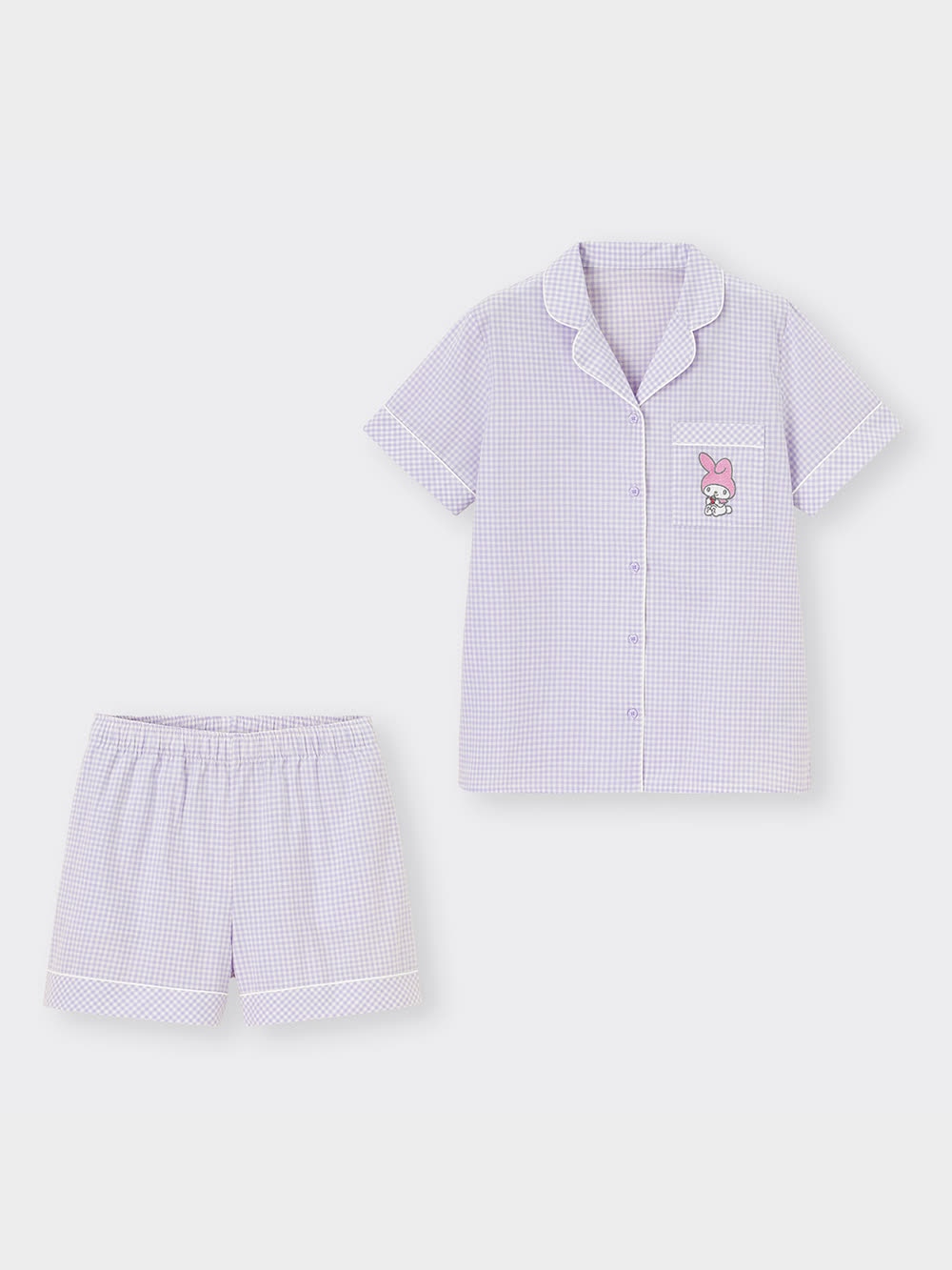 GU公式 | コットンパジャマ(半袖&ショートパンツ) SANRIO CHARACTERS