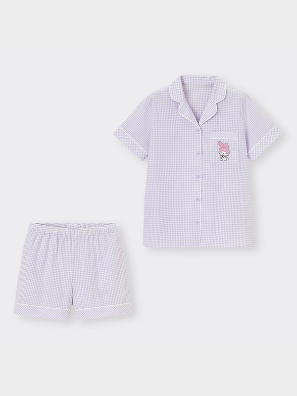 コットンパジャマ(半袖&ショートパンツ) SANRIO CHARACTERS