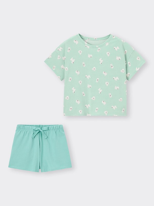 ラウンジセット(半袖&ショートパンツ)(ドッグ)OSB+EC