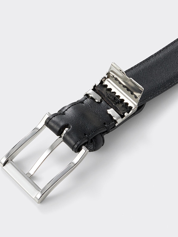 ベジタブルタンドレザーサイドステッチベルト(アジャスタブル)