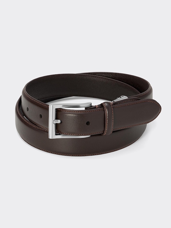 ベジタブルタンドレザーサイドステッチベルト(アジャスタブル)