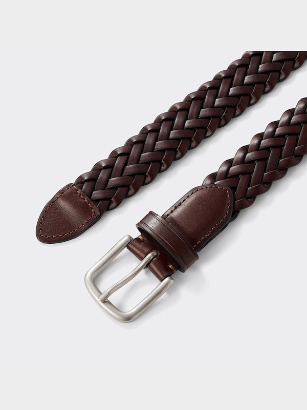 ボンデッドレザー メッシュベルト