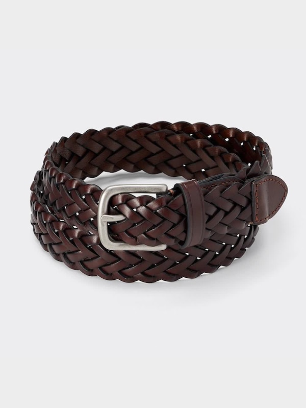 ボンデッドレザーメッシュベルト