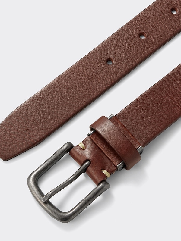 ベジタブルタンドレザーヴィンテージナローベルト(アジャスタブル)