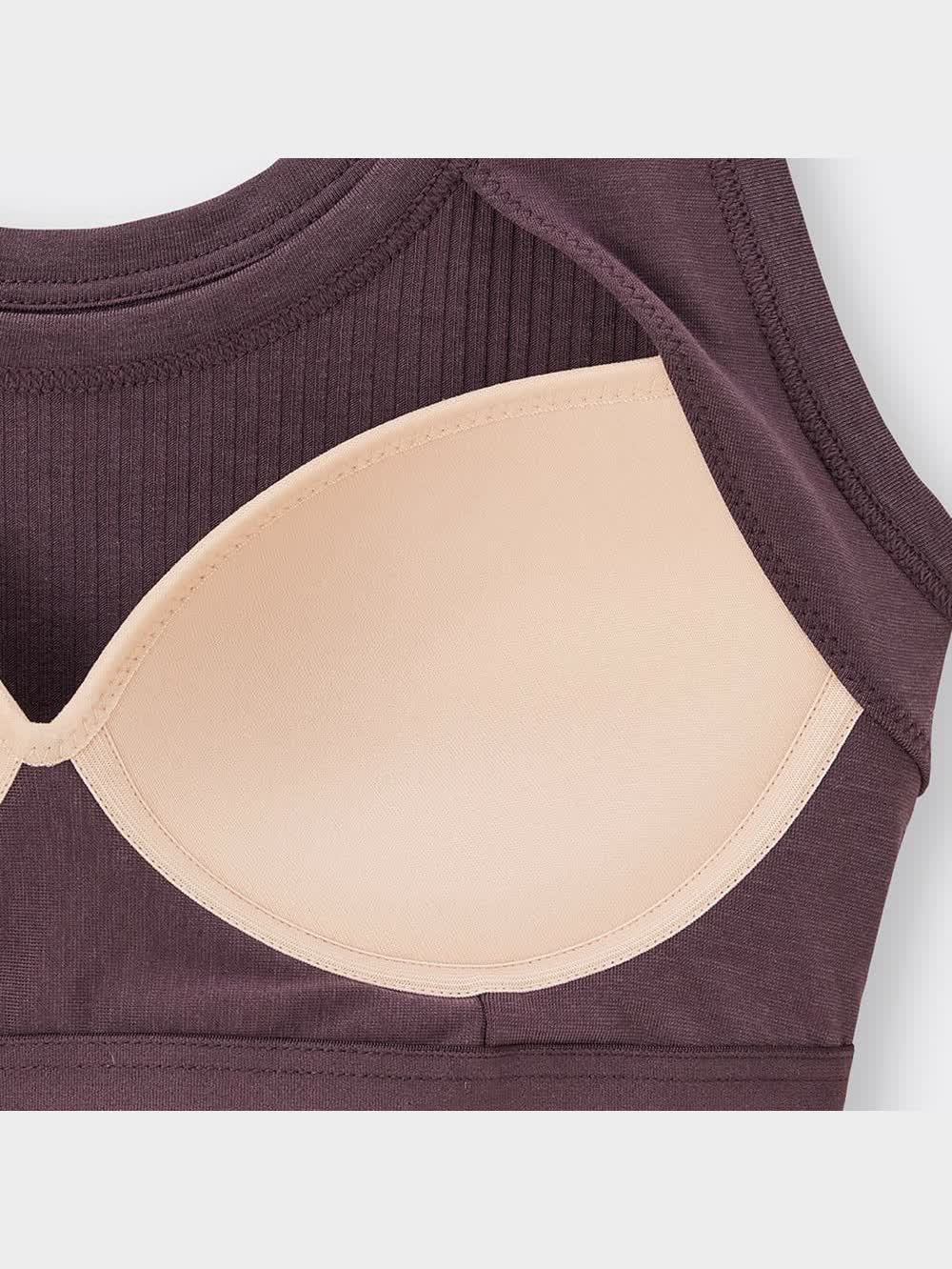 GU公式 | ブラフィールリブタンクトップ