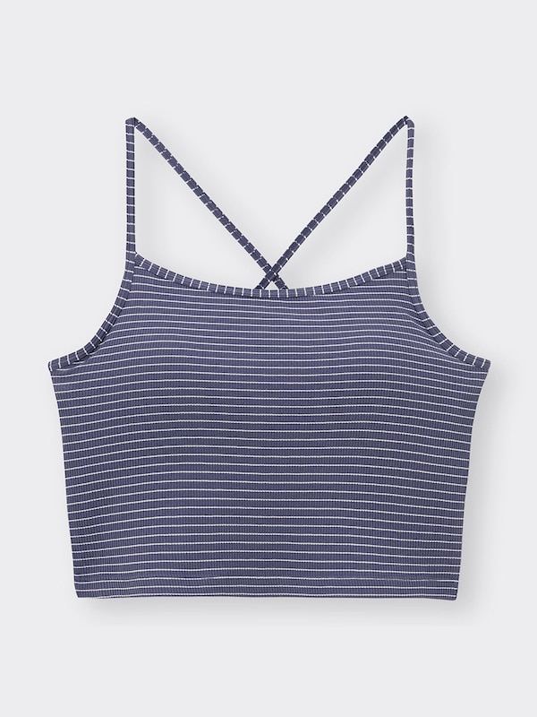 ブラフィール2WAYクロップドキャミソール(ボーダー)