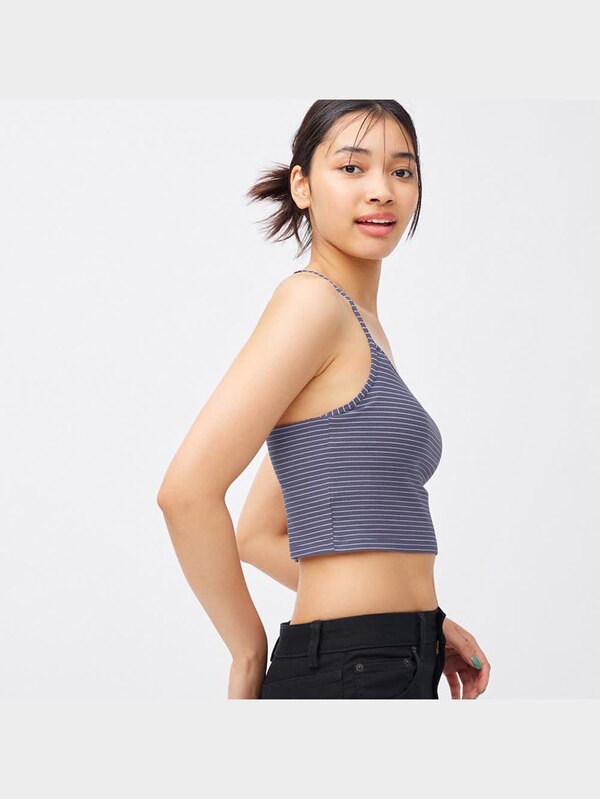 ブラフィール2WAYクロップドキャミソール(ボーダー)