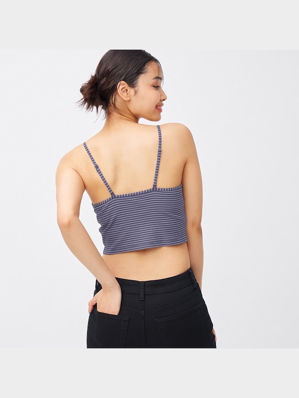 ブラフィール2WAYクロップドキャミソール(ボーダー)