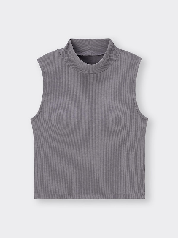 ブラフィールクロップドハイネックT(ノースリーブ)+X