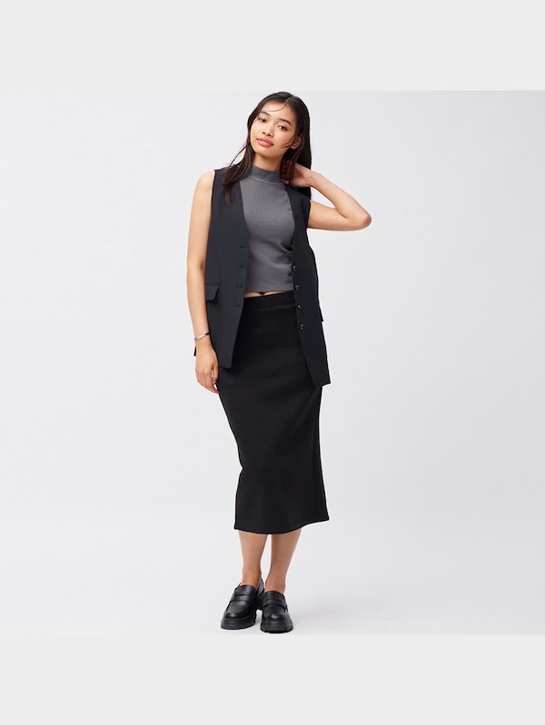 ブラフィールクロップドハイネックT(ノースリーブ)+X