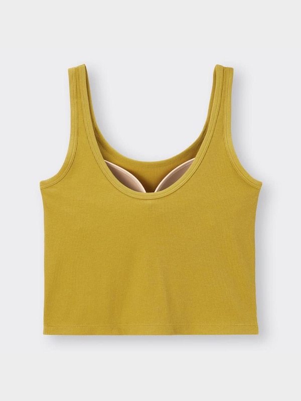 ブラフィールクロップドバックオープンタンクトップ