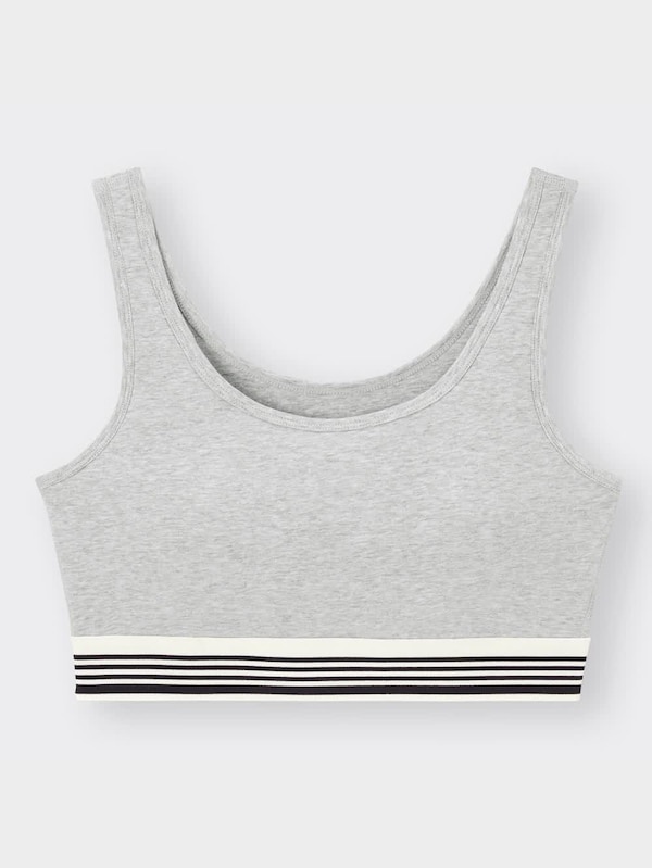 ブラフィールクロップドタンクトップ(ライン)