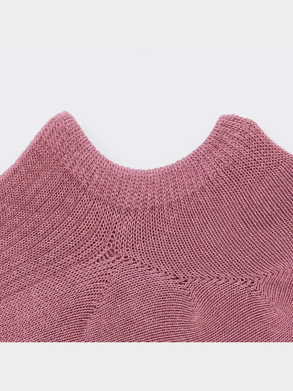 リブベリーショートソックス3P(カラー)(滑り止め付き)