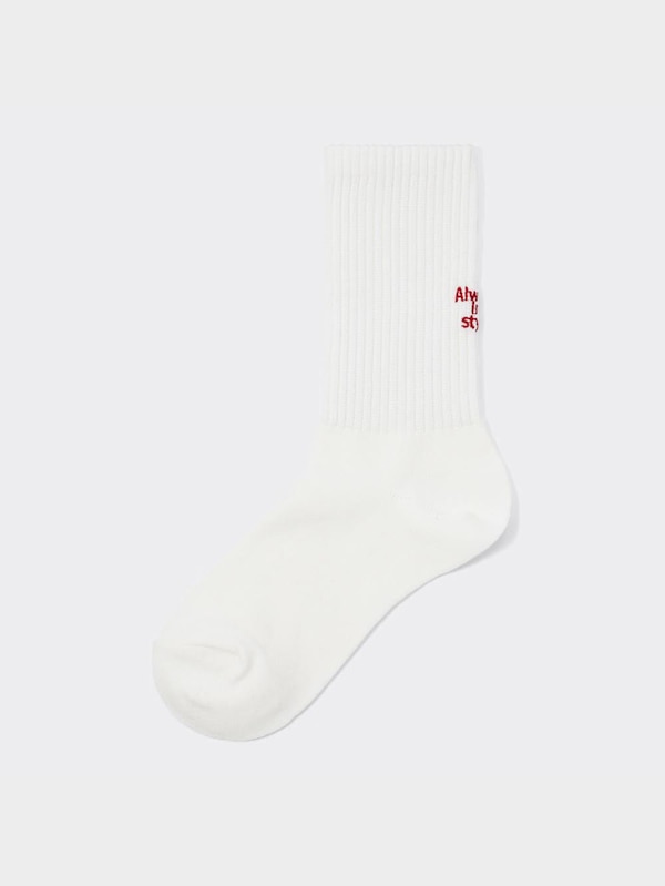 リブソックス(刺繍ロゴ)