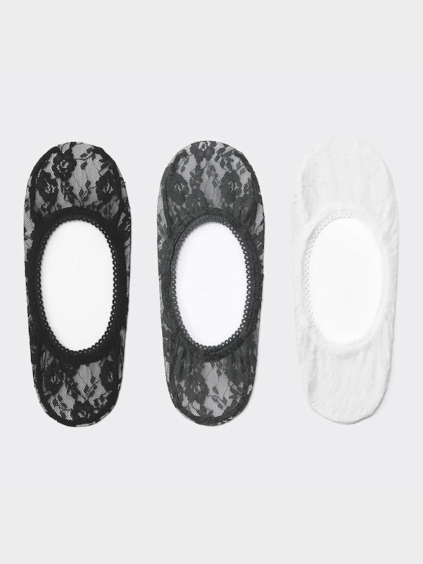 カバーソックス3P(レース)+E