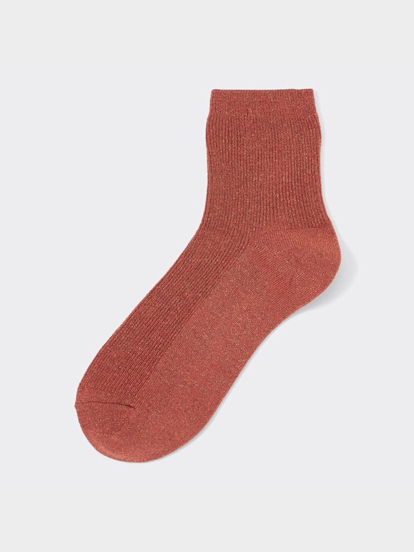 ラメアンクルソックス